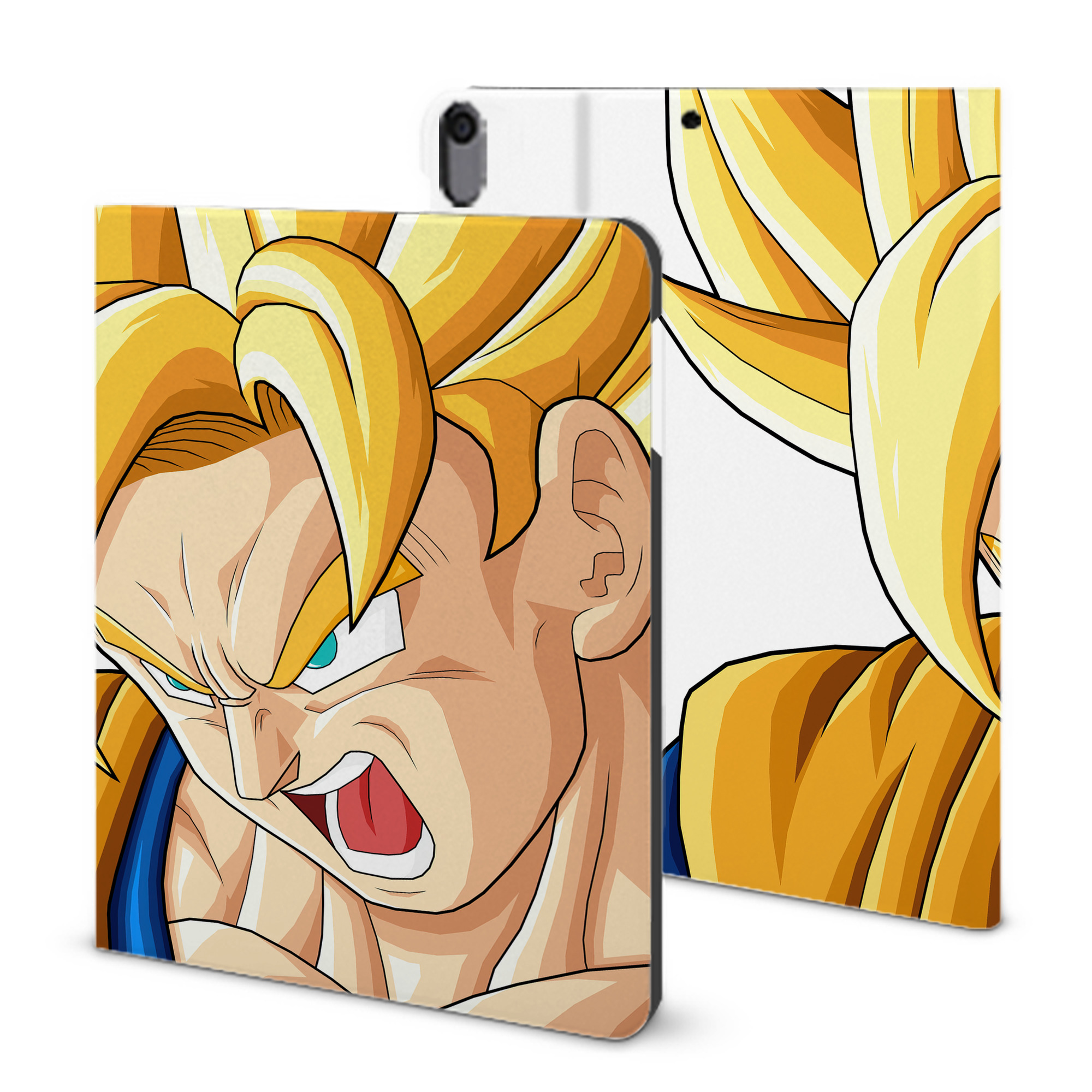 （画像用） ドラゴンボール DRAGON BALL IPad ケース ブック型 PUレザー TPU 耐衝撃 軽量 薄型 ペン収納なし 全面保護 IPad 各モデル対応